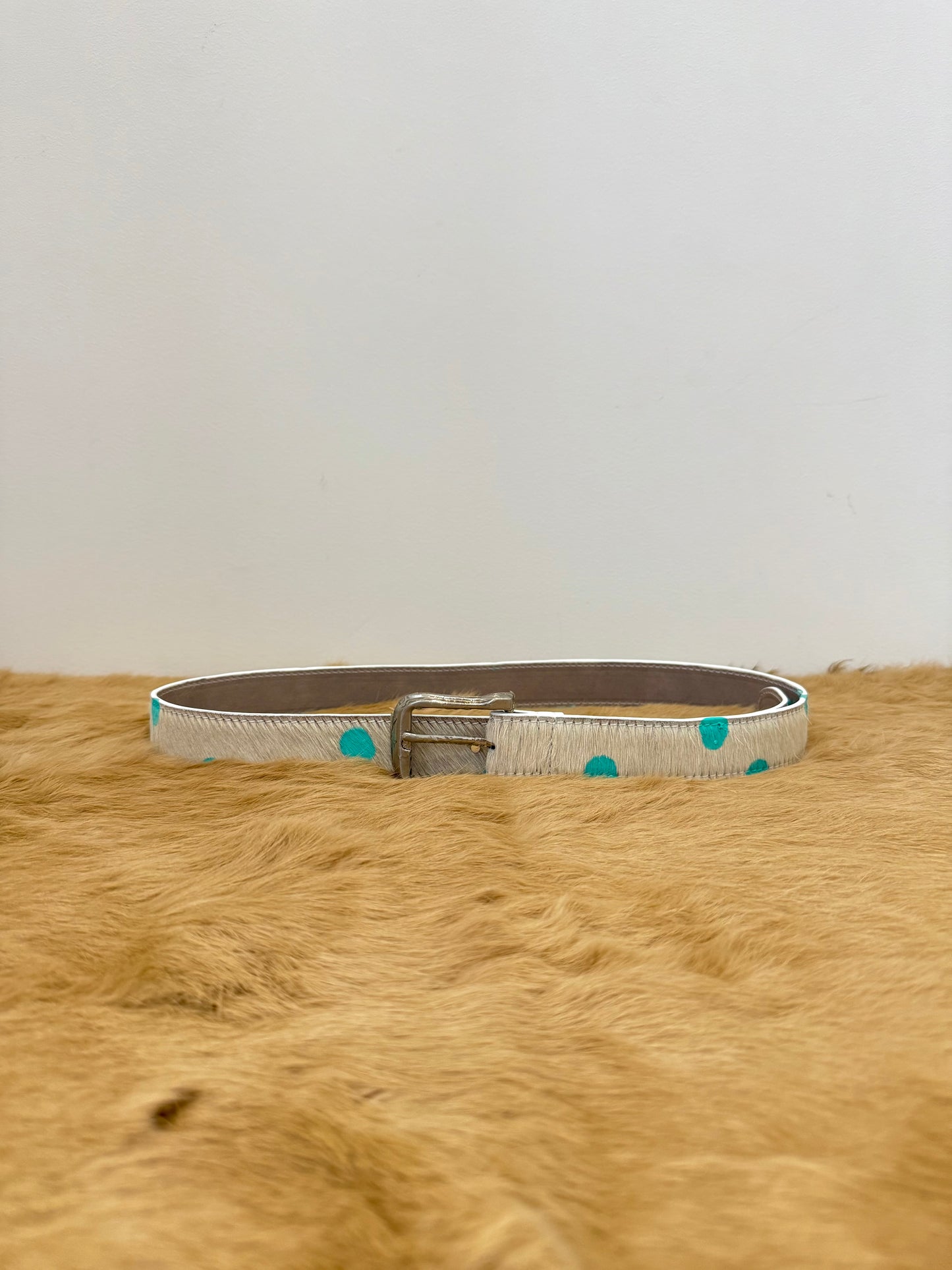 Polka Dot Leather Belt PINK FRIDAY EXCLUSIVE