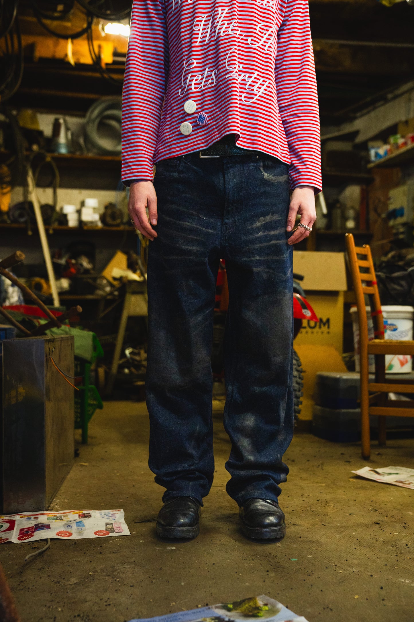 'DIRTY WORK' Denim