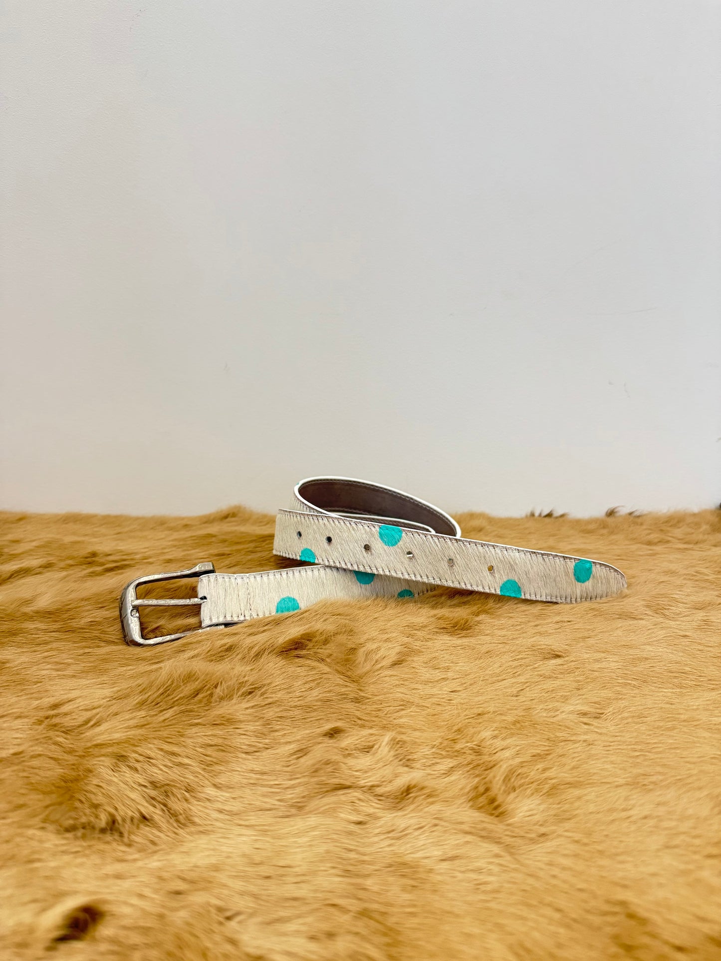 Polka Dot Leather Belt PINK FRIDAY EXCLUSIVE