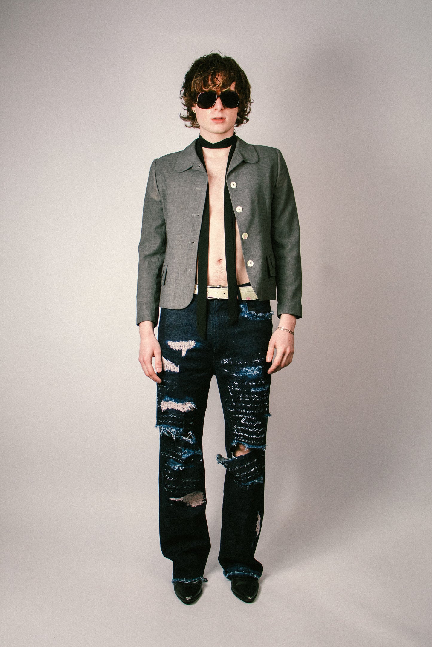 Calligraphic Scab Denim